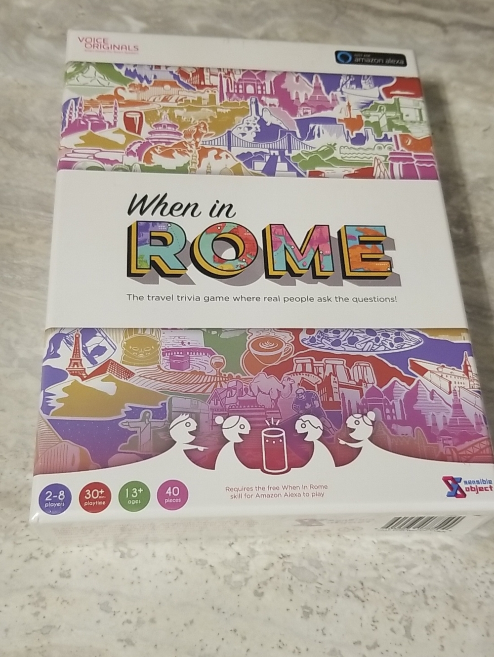 Sealed New When In Rome Game Amazon Alexa
